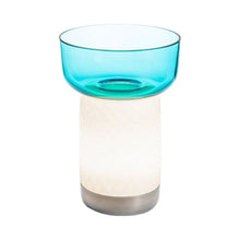 Load image into Gallery viewer, Bonta LED Table Lamp in Turquoise (7.06-Inch).
