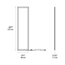 Load image into Gallery viewer, Discovery LED Floor Lamp - line drawing.
