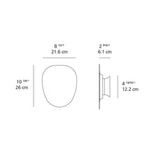 Load image into Gallery viewer, Facce Prism Shallow LED Ceiling / Wall Light - line drawing.
