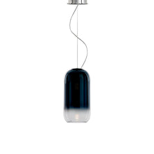 Load image into Gallery viewer, Gople Pendant Light in Chrome/Blue.
