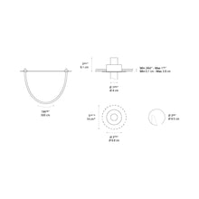 Load image into Gallery viewer, La Linea LED Trimless Recessed Light - line drawing.
