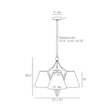 Load image into Gallery viewer, Abrams Chandelier - line drawing.
