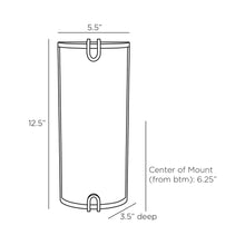 Load image into Gallery viewer, Adriel Wall Light - line drawing.
