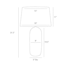 Load image into Gallery viewer, Anderson Table Lamp - line drawing.
