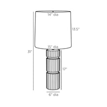 Load image into Gallery viewer, Annika Table Lamp - line drawing.
