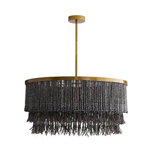 Load image into Gallery viewer, Baja Chandelier in Dark Gray Wash.
