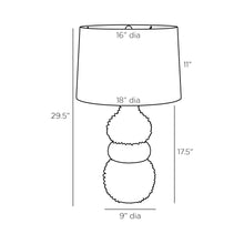 Load image into Gallery viewer, Basilio Table Lamp - line drawing.

