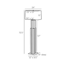 Load image into Gallery viewer, Beaux Floor Lamp - line drawing.
