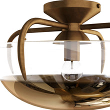 Load image into Gallery viewer, Corona Flush Mount Ceiling Light in Detail.
