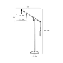 Load image into Gallery viewer, Counterweight Floor Lamp - line drawing.
