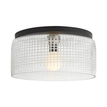 Load image into Gallery viewer, Cut Flush Mount Ceiling Light in Detail.
