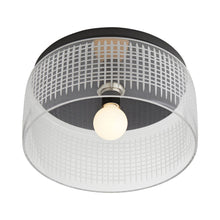 Load image into Gallery viewer, Cut Flush Mount Ceiling Light in Detail.
