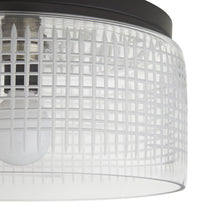 Load image into Gallery viewer, Cut Flush Mount Ceiling Light in Detail.
