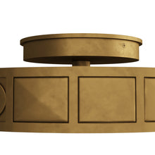 Load image into Gallery viewer, Empire Flush Mount Ceiling Light in Detail.
