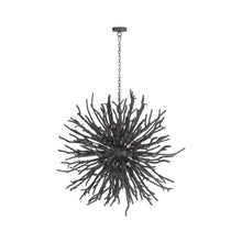 Load image into Gallery viewer, Finch Chandelier in Dark Gray Wash.
