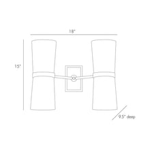 Load image into Gallery viewer, Inwood Wall Light - line drawing.
