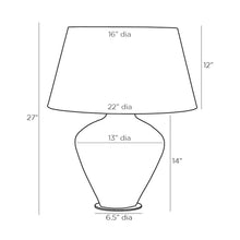 Load image into Gallery viewer, Kara Table Lamp - line drawing.
