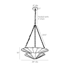 Load image into Gallery viewer, Katya Chandelier - line drawing.
