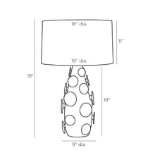 Load image into Gallery viewer, Laguna Table Lamp - line drawing.

