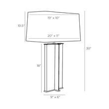 Load image into Gallery viewer, Lyon Table Lamp - line drawing.
