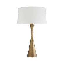 Load image into Gallery viewer, Narsi Table Lamp in Antique Brass.
