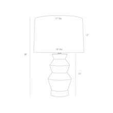 Load image into Gallery viewer, Ogden Table Lamp - line drawing.
