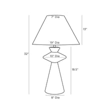 Load image into Gallery viewer, Palista Table Lamp in Detail.
