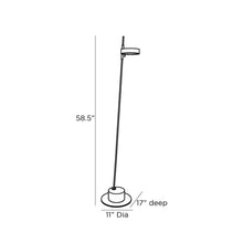 Load image into Gallery viewer, Park LED Floor Lamp - line drawing.
