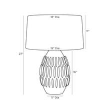 Load image into Gallery viewer, Pawnee Table Lamp - line drawing.
