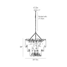 Load image into Gallery viewer, Prescott Pendant Light - line drawing.
