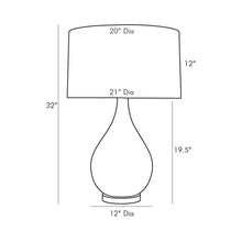 Load image into Gallery viewer, Romy Table Lamp - line drawing.
