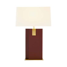 Load image into Gallery viewer, Ruby Table Lamp in Detail.
