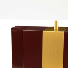 Load image into Gallery viewer, Ruby Table Lamp in Detail.
