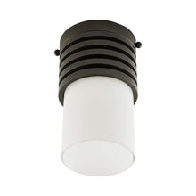 Load image into Gallery viewer, Rune Flush Mount Ceiling Light in English Bronze.
