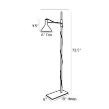 Load image into Gallery viewer, Salem Floor Lamp - line drawing.
