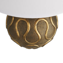 Load image into Gallery viewer, Serpiente Table Lamp in Detail.
