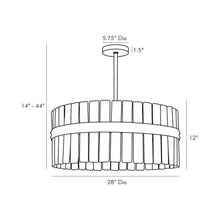 Load image into Gallery viewer, Sinclair Chandelier - line drawing.
