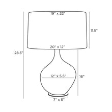 Load image into Gallery viewer, Stillwater Table Lamp - line drawing.
