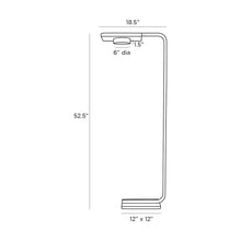 Load image into Gallery viewer, Trebeck LED Floor lamp - line drawing.

