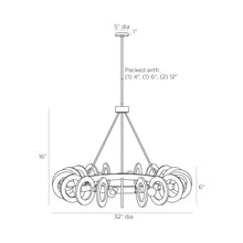 Load image into Gallery viewer, Trina Chandelier - line drawing.
