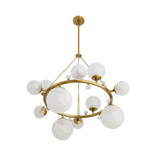 Load image into Gallery viewer, Troon Round Chandelier in Detail.
