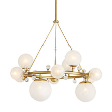 Load image into Gallery viewer, Troon Round Chandelier in Detail.
