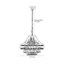 Load image into Gallery viewer, Tulane Chandelier - line drawing.
