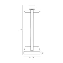 Load image into Gallery viewer, Twain Table Lamp - line drawing.
