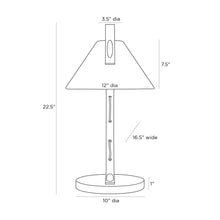 Load image into Gallery viewer, Vernon Table Lamp - line drawing.
