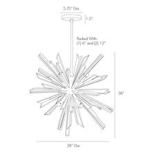 Load image into Gallery viewer, Waldorf Chandelier - line drawing.
