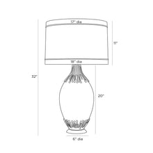 Load image into Gallery viewer, Wilhelm Table Lamp - line drawing.
