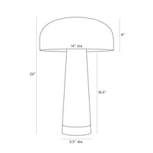 Load image into Gallery viewer, Williams Table Lamp - line drawing.
