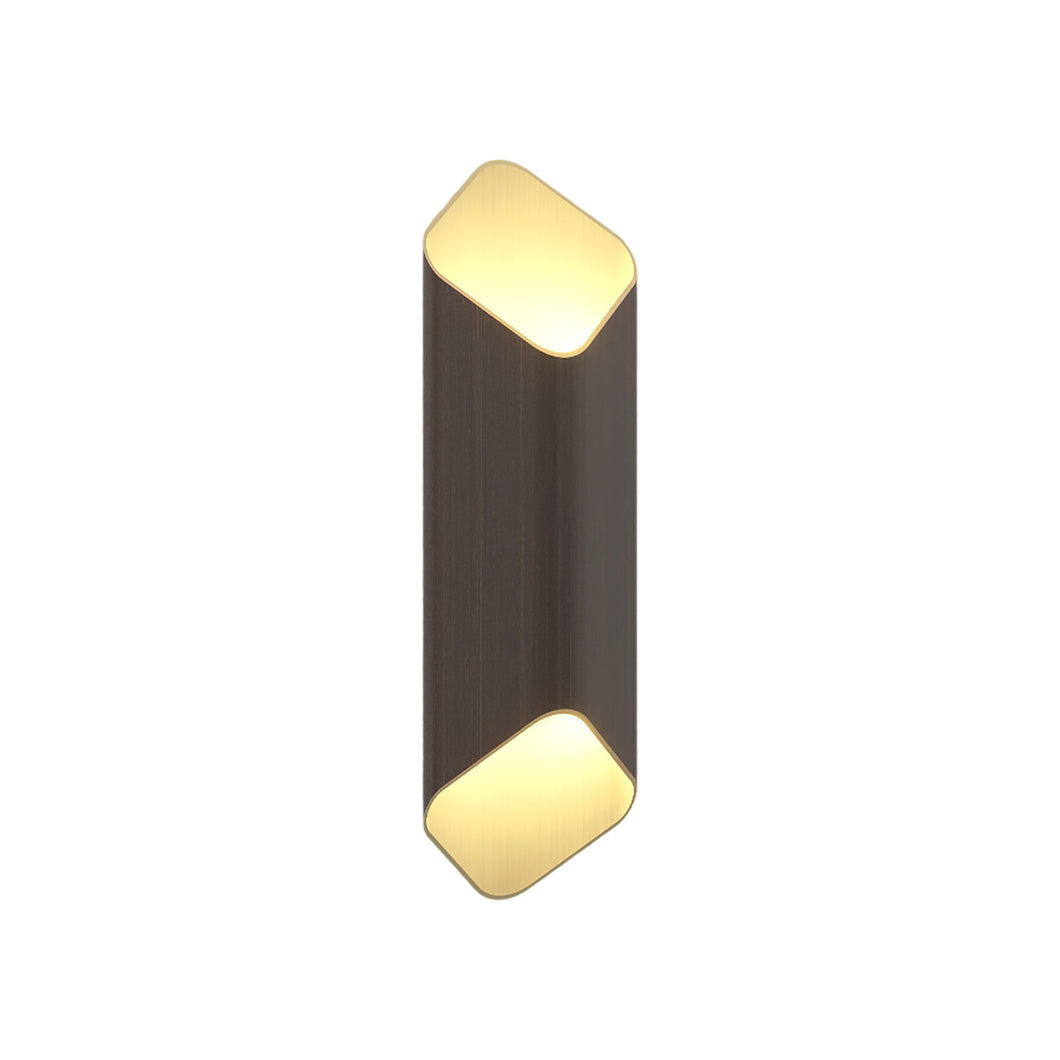 Ako LED Wall Light in Bronze/Gold (16.54-Inch).