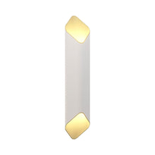 Load image into Gallery viewer, Ako LED Wall Light in Matt White/Gold (23.62-Inch).
